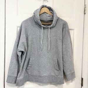 Calvin Klein Women’s Hoodie Sweatshirt Gray Plus Size XXL Logo Cozycore Relaxed